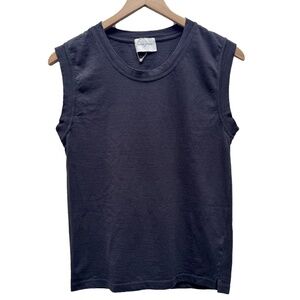NWOT - United Arrows Cotton Slub Tank - Anthracite - XS